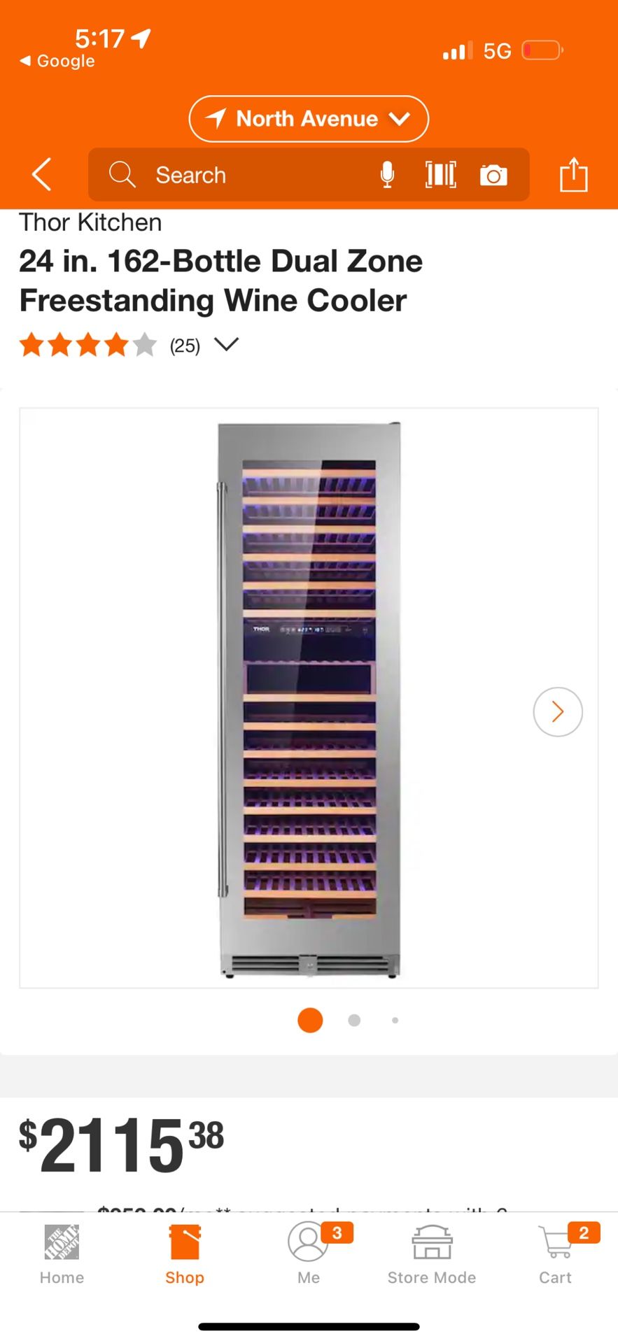 Sub Zero Wine cooler, freezer / Warmer