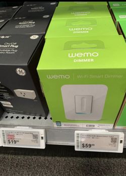 Brand New Unopened   WeMo Dimmer Wi-Fi Light Switch, Works w/Amazon Alexa & Google Assistant