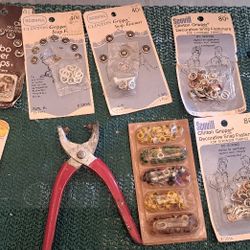 vintage Scovill Clinton Gripper Snap Fasteners