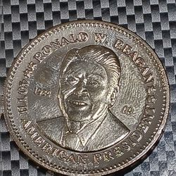 This One Is A Treasury Piece It's A President Reagan Very Special Coin 