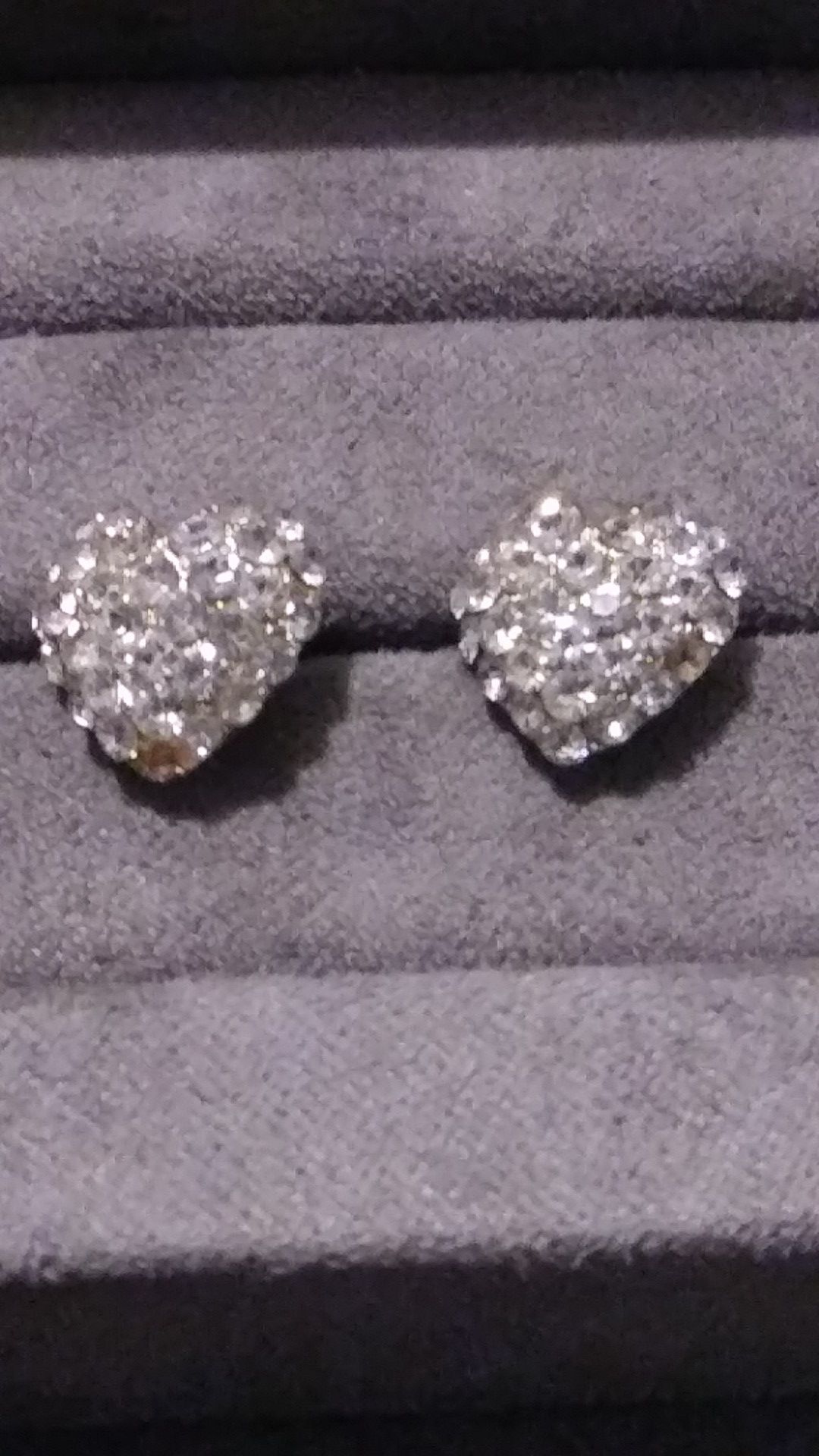 Swavorski Crystal Heart Earrings