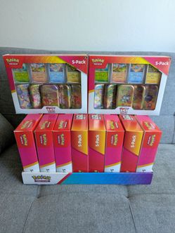 Pokemon 151 Mini Tins 5-pack with Promo Cards