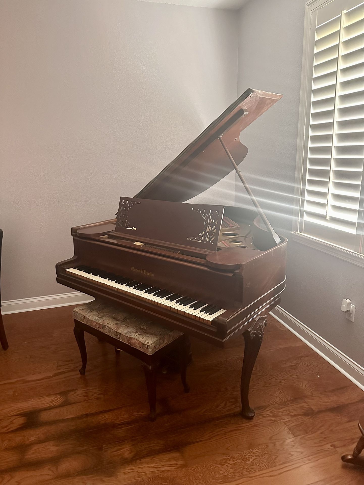 1912 Baby Grand Piano, Mason & Hamlin