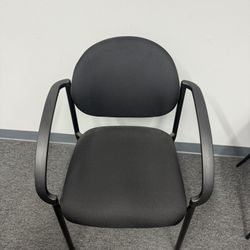 Black Cushioned Stackable Chair (8 Available)