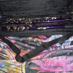 Hawk C Flute (Purple With Yellow Pads)