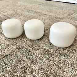 Google Nest WiFi System (1 Router + 3 Points) – Works Perfect – $100 (North Fontana)