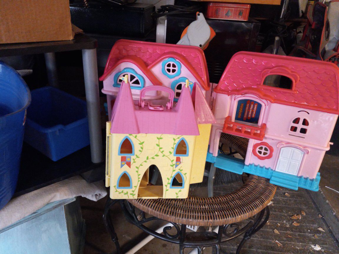 Doll Houses And  Mini Mouse Play Stove 