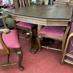 Dining Table With Six Chairs