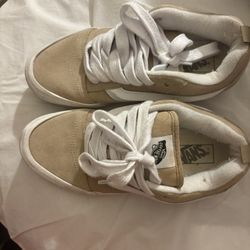 Khaki Knu School Vans