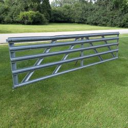 16 ft Galvanized Farm Gate 