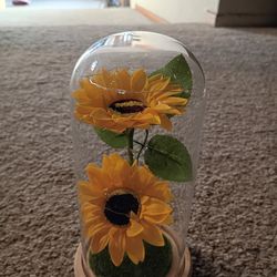 Sunflower lamp