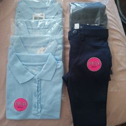 CLOTHES/ GIRL'S  SCHOOL UNIFORMS