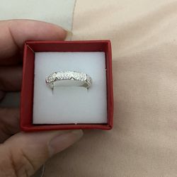 Real 925 Sterling Silver Wedding Band Size 7