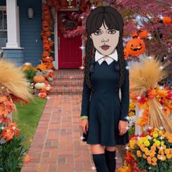 Addams Family Halloween Costume