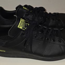 Adidas Stan Smith Black Shoes Men Size 12