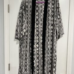 Women’s Open Front Long Coat 