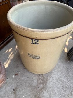 Antique stoneware crock