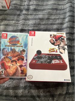 Hori Fighting Stick mini Street Fighter 2 edition Nintendo Switch bundle