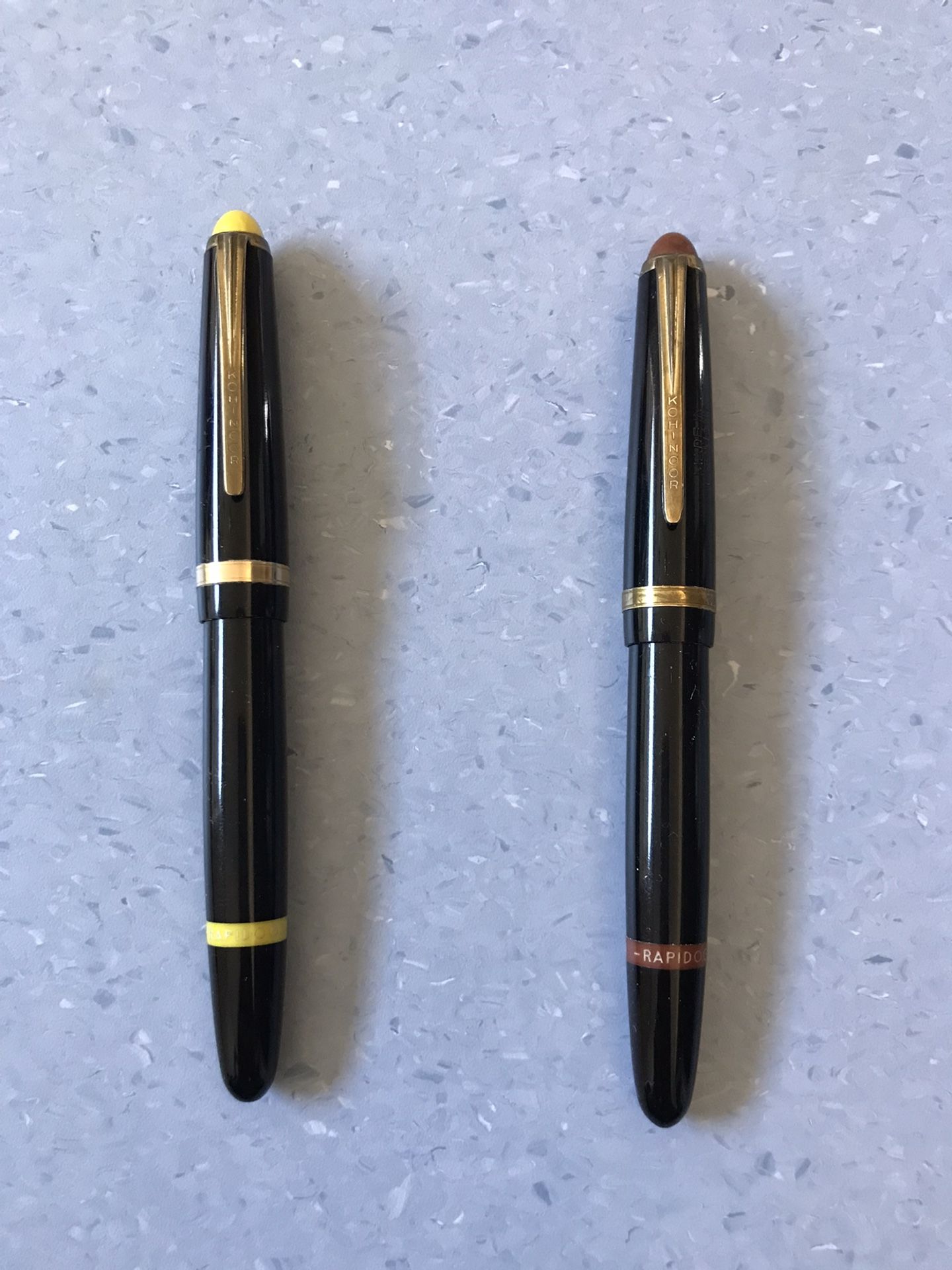 Vintage Lot 2 Germany KOH-I-NOOR Rapidograph Technical Pens No. 00, 1, READ