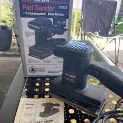 Craftsman Corded 1/5/ HP Pad Sander 