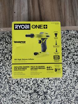 Inflator Ryobi 18v tool only