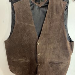 Scully Suede Leather Men’s Vest
