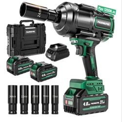 1200N.m(900ft-lbs) Brushless Impact Wrench