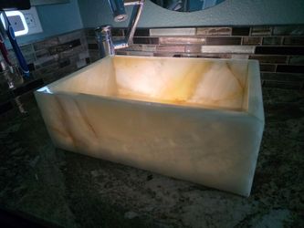 Green Onxy Sink Vessel