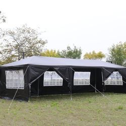 10ft x 30ft Black Special Event Canopy Tent 