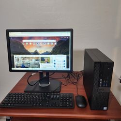 Dell Optiplex 3040-SFF desktopComputer
Core i5-6500 3.2GHz, 
8 GB de RAM
120 GB SDD 
DVDRW, Windows 10 Pro, Microsoft Office installed. Wi-Fi conectio