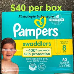 Pamper Swaddlers Size 8 
