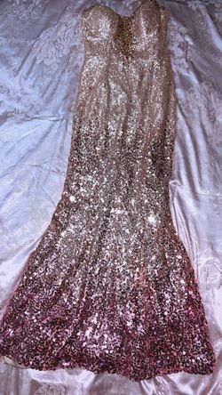 Camille Rose Gold Sequin Mermaid Gown