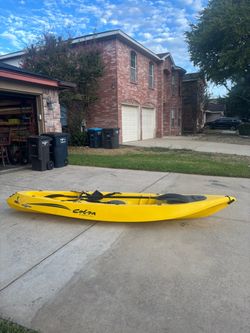 Yellow cobra kayak