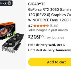 3060Ti 12GB Nvidia GPU