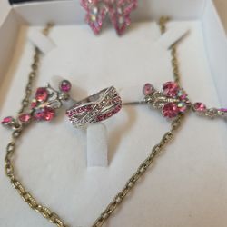 New rhinestone jewelry set