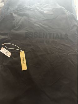 Essentials Fear Of God Black Limo Shirt