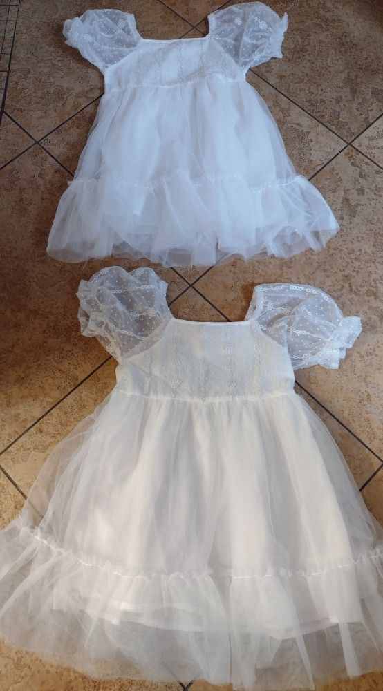2-TWIN Pretty Rainbow Unicorn Sleeveless Costume Dresses