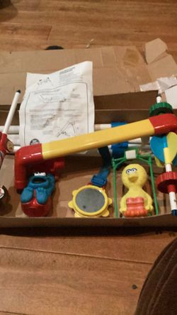 Sesame Street Vintage Play Gym Complete Unused 