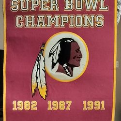 Washington Redskins Super bowl Championship Banner