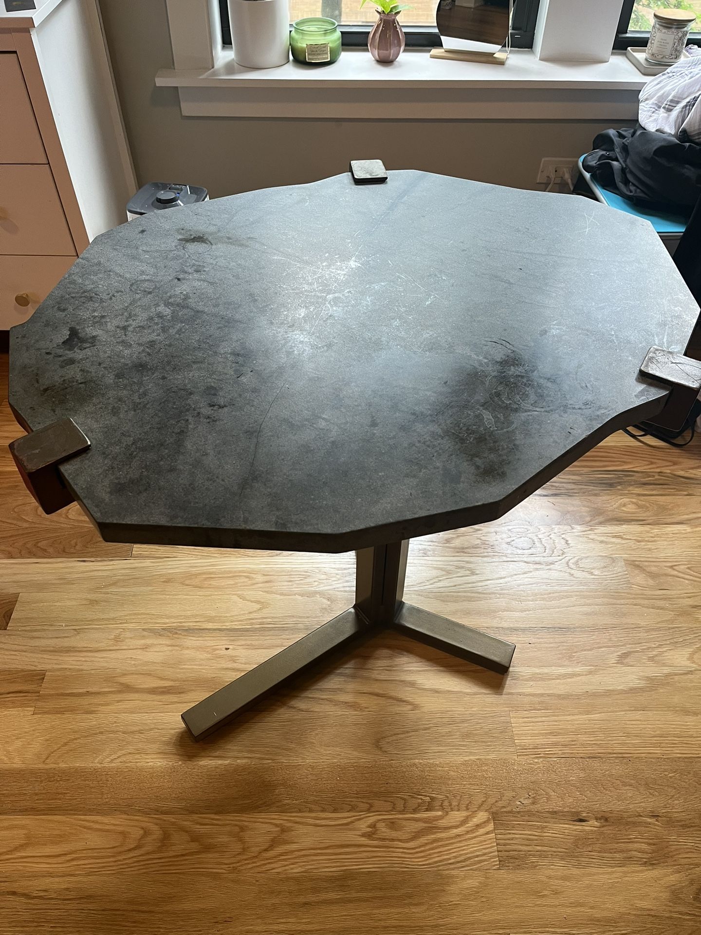 Solid Stone Kitchen Nook Table