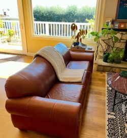 Leather sofa