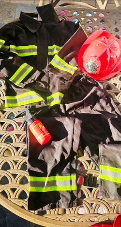 Fighter rescue fire boy Halloween Costume 7/8