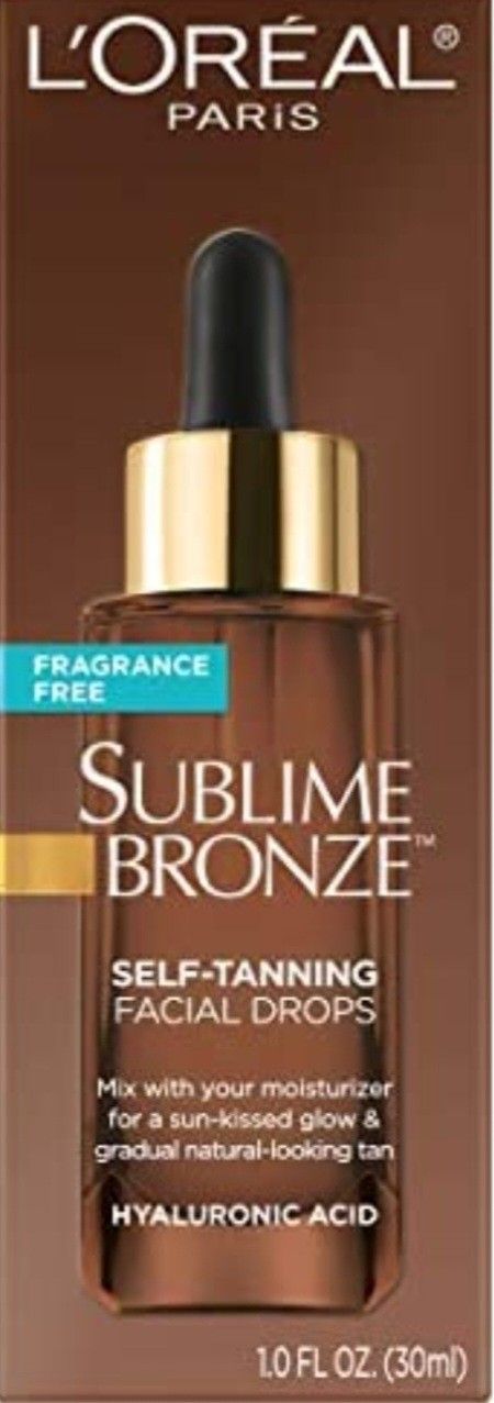L'OREAL NEW SUBLIME BRONZE SELF TANNING FACIAL DROPS