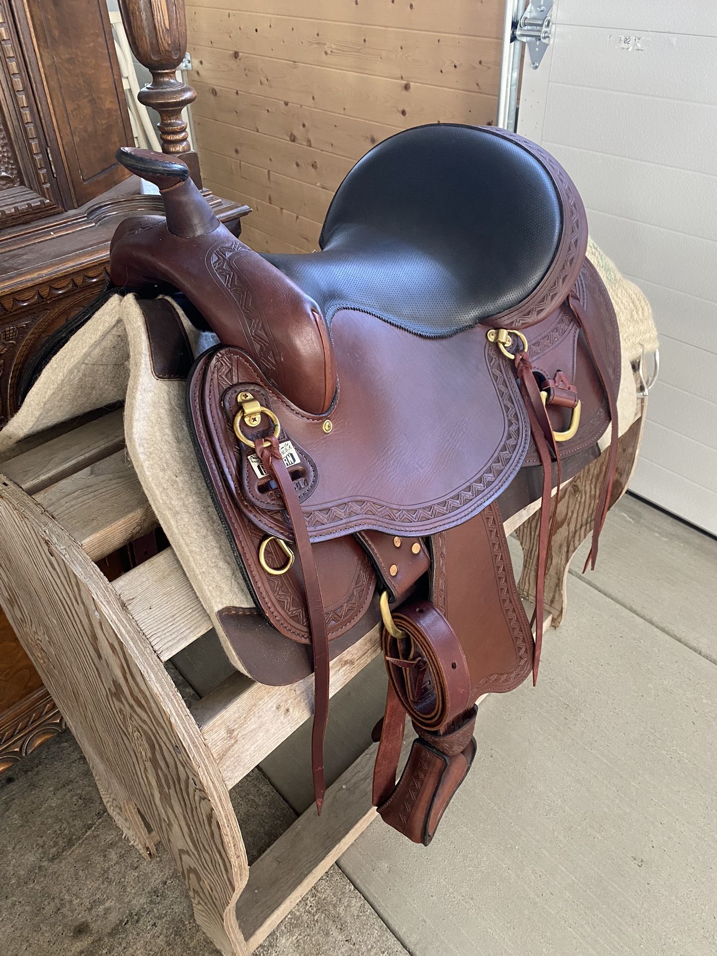Western Saddle Used Once!