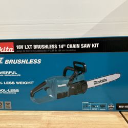 Makita 14 in. 18V Chainsaw With 4 Ah Battery