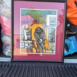 Art With Glass & Frame