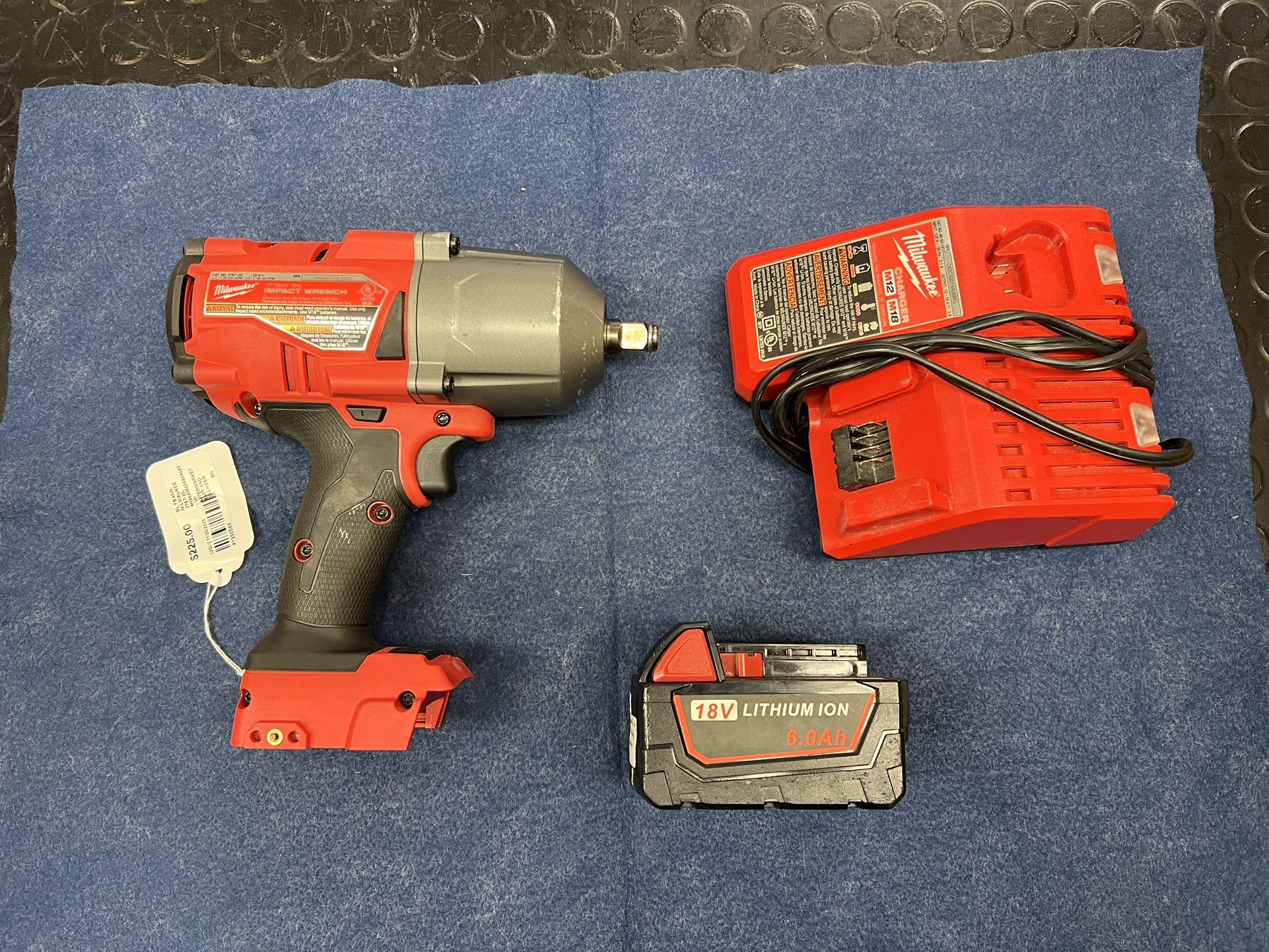 Milwaukee 1/2” Impact Wrench With Aftermarket Battery And Charger (2767-20)