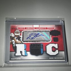Dwayne Jarrett Rookie Football Card