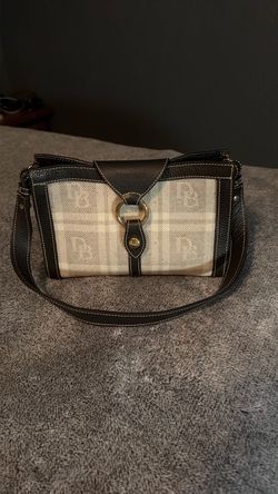 Dooney and Bourke Plaid Monogram Shoulder Bag