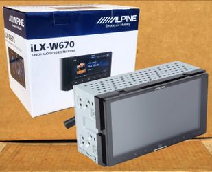Alpine Car Stereo Touchscreen Bluetooth USB Am Fm Radio  Double Din ILX-W670 🚨 Payment Options Available 🚨 No Credit Needed 🚨